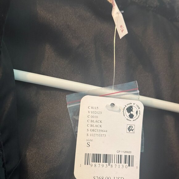 NWT   Free People Maxxie Embellished Velvet Jacket – Black/Gold  Small SOLD OUT - Picture 14 of 16